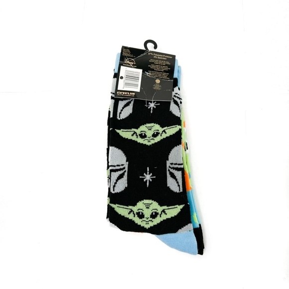 Disney Socks Star Wars Baby Yoda Socks Crew Socks - Picture 3 of 3